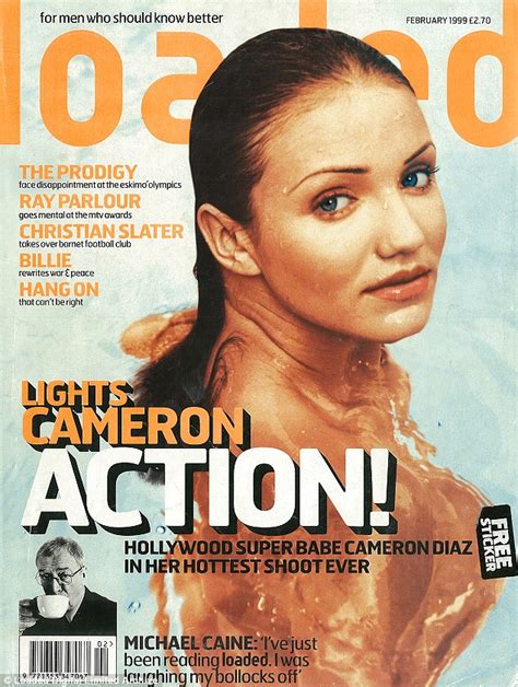 Cameron Diaz pictured topless in 1999 Loaded。